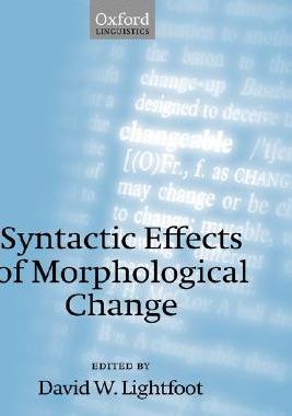 【预售】Syntactic Effects of Morphological Change