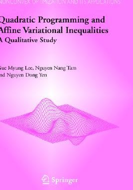 【预售】Quadratic Programming and Affine Variational