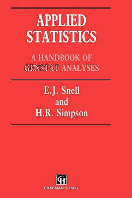 【预售】Applied Statistics: Handbook of Genstat Analysis