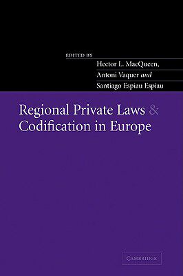 【预售】Regional Private Laws and Codification in Europe