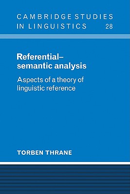 【预售】Referential-Semantic Analysis: Aspects of a Theory