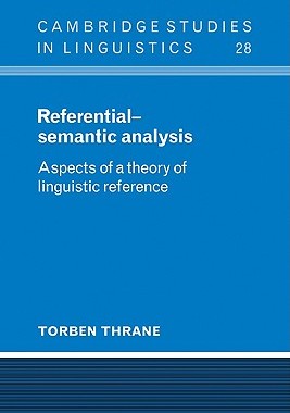 【预售】Referential-Semantic Analysis: Aspects of a Theory