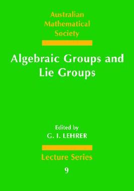 预订 Algebraic Groups and Lie Groups