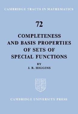【预售】Completeness and Basis Properties of Sets of Special