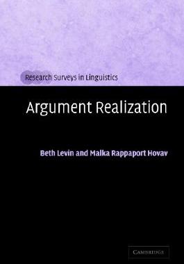 【预售】Argument Realization