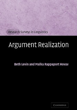 【预售】Argument Realization