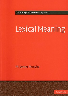 【预售】Lexical Meaning