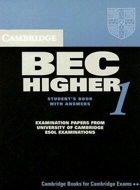 【预售】Cambridge BEC Higher 1: Examination Papers from