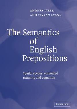 【预售】The Semantics of English Prepositions: Spatial
