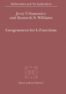 【预售】Congruences for L-Functions
