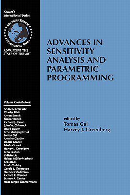 【预售】Advances in Sensitivity Analysis and Parametric