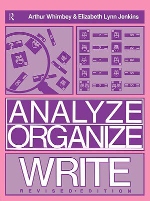 【预售】Analyze Organize Write Revised Ed.