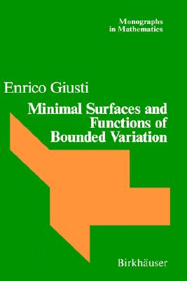 【预售】Minimal Surfaces and Functions of Bounded Variation