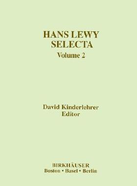 【预售】Hans Lewy Selecta: Volume 2