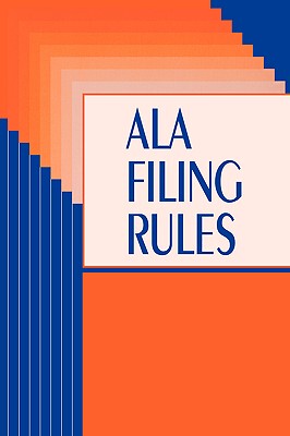 【预售】ALA Filing Rules