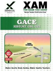 【预售】GACE History 034, 035 Teacher Certification Exam