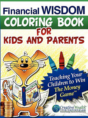 【预售】Financial Wisdom Coloring Book for Kids and Parents