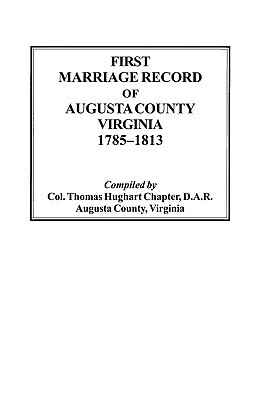 【预售】First Marriage Record of Augusta County, Virginia