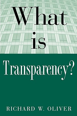 【预售】What Is Transparency?