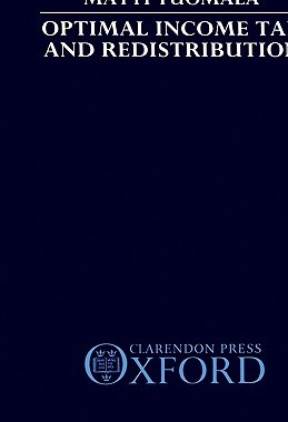 【预售】Optimal Income Tax and Redistribution