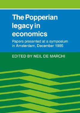 【预售】The Popperian Legacy in Economics: Papers Presented