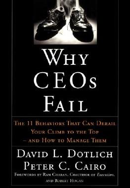 【预售】Why Ceos Fail: The 11 Behaviors That Can Derail Your