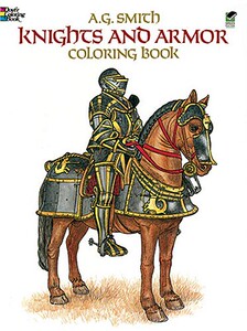 【预售】Knights and Armor Coloring Book