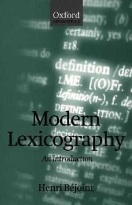 【预售】Modern Lexicography: An Introduction