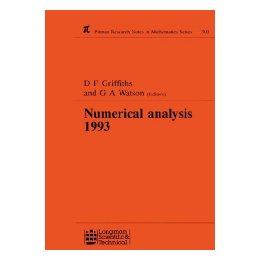 【预售】Numerical Analysis 1993