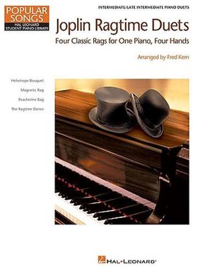 【预售】Joplin Ragtime Duets: Four Classic Rags for One