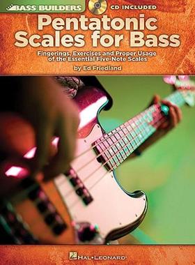 【预售】Pentatonic Scales for Bass: Fingerings, Exercises
