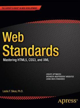 【预售】Web Standards: Mastering Html5, Css3, and XML