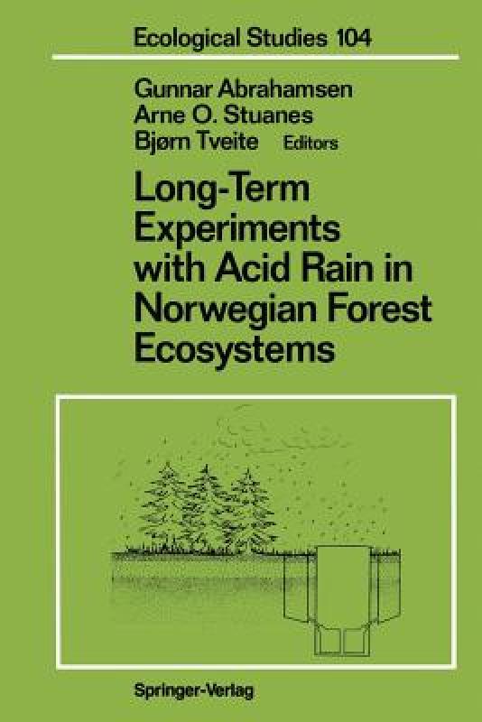 【预售】Long-Term Experiments with Acid Rain in Norwegian