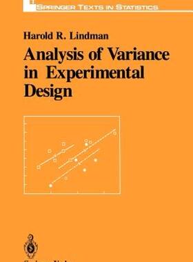 【预售】Analysis of Variance in Experimental Design