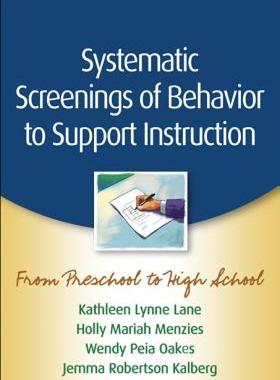 【预售】Systematic Screenings of Behavior to Support