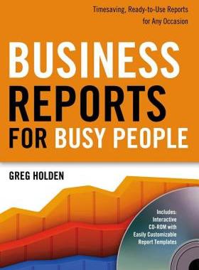 【预售】Business Reports for Busy People: Timesaving