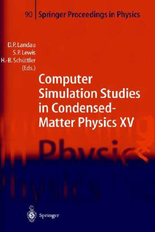 【预售】Computer Simulation Studies in Condensed-Matter