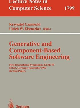 【预售】Generative and Component-Based Software Engineering: