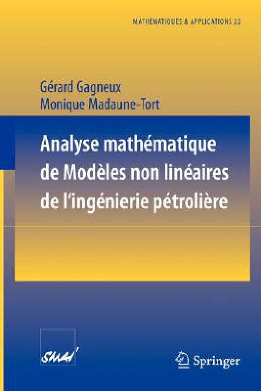 【预售】Analyse Math Matique de Mod Les Non Lin Aires de