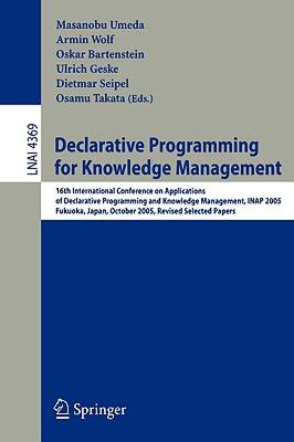 【预售】Declarative Programming for Knowledge Management: