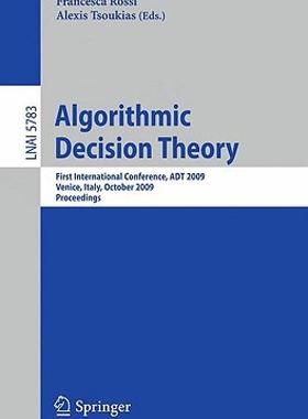 【预售】Algorithmic Decision Theory: First International