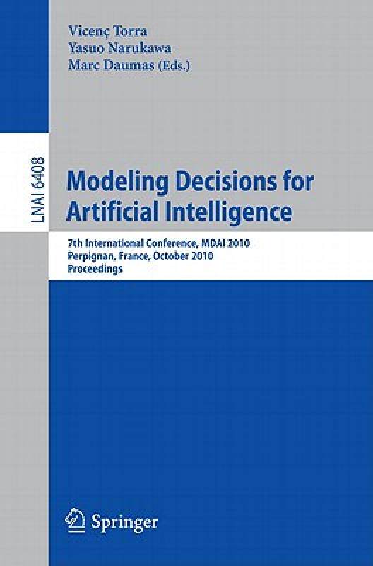 【预售】Modeling Decisions for Artificial Intelligence: 7th