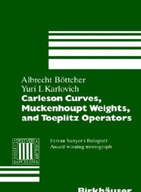 【预售】Carleson Curves, Muckenhoupt Weights, and Toeplitz