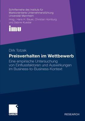 【预售】Preisverhalten Im Wettbewerb: Eine Empirische