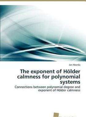 【预售】The Exponent of H Lder Calmness for Polynomial