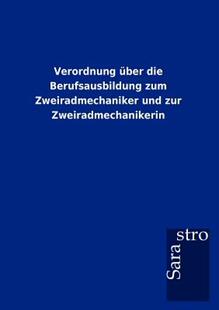 【预售】Verordnung Ber Die Berufsausbildung Zum