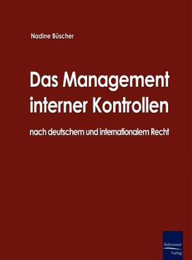 【预售】Das Management Interner Kontrollen Nach Deutschem