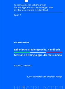 【预售】Italienische Mediensprache. Handbuch / Glossario del