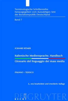 【预售】Italienische Mediensprache. Handbuch / Glossario del