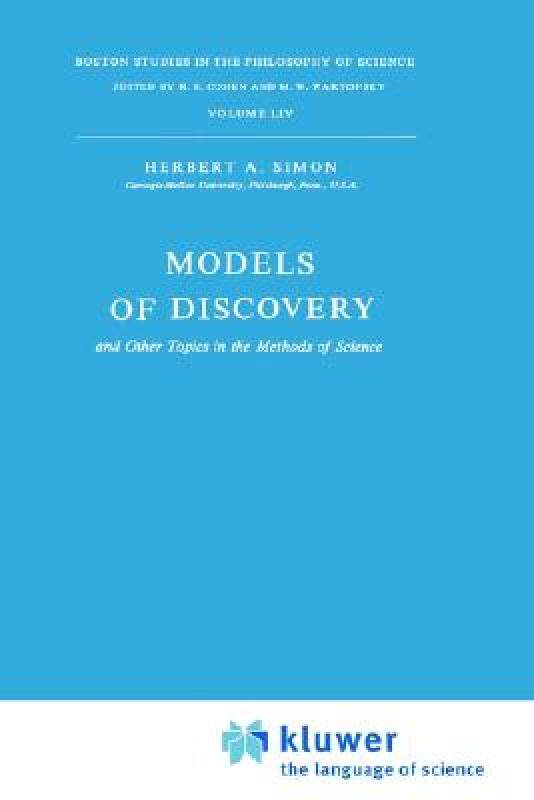 【预售】Models of Discovery: And Other Topics in the Methods